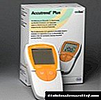 Глюкометр Accutrend Plus: нархи анализатор, дастурҳо барои истифода