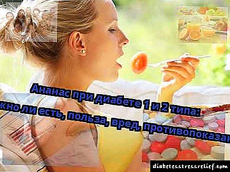Anana para diabetes tipo 1 e tipo 2, pódese comer piña para diabéticos