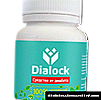 Lijek protiv dijabetesa Dialock: sastav i način primjene