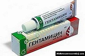 Mafuta ya Gentamicin 0, 1%