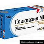 Gliclazide MV 30 እና 60 mg: ለአጠቃቀም መመሪያዎች