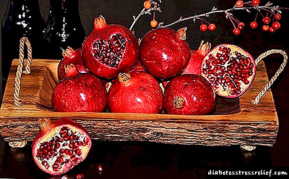 Pomegranato motako diabetean: fruitu osasuntsua eta kaltegarria da