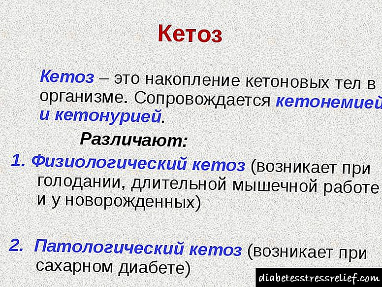 I-Ketosis - kuyini, izimpawu nengozi ye-ketosis