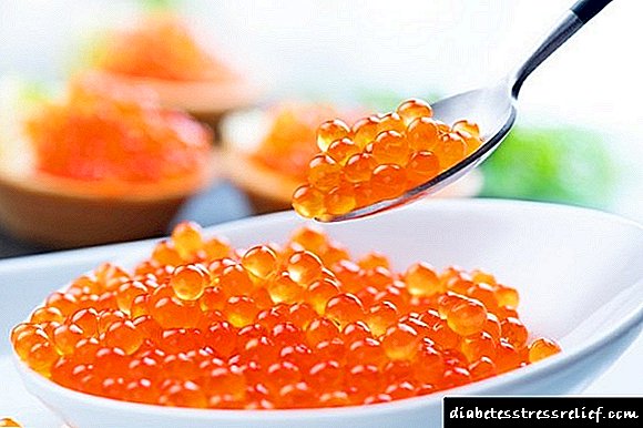 Caviar vermello na diabetes: é posible comer, beneficios e prexuízos