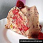 Raspberry Parfait karo Kacang polong lan Coklat