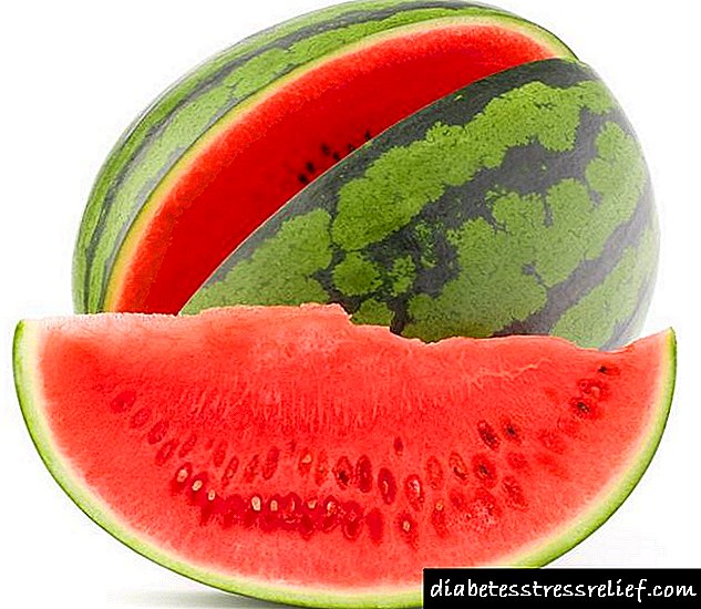 Melon dlo nan dyabèt tip 1 ak tip 2, èske li posib pou dyabetik manje melon