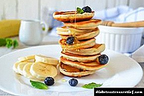 Pancake lan pancakes nganggo madu tinimbang gula