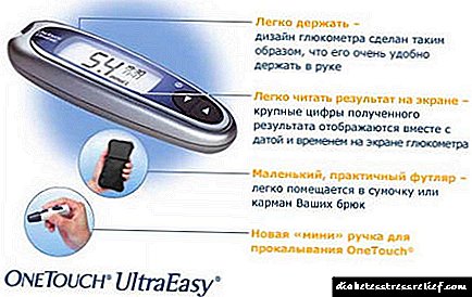Determinar a glicosa no medidor One Touch Ultra segundo as instrucións de uso