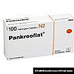 The drug Pancreoflat အပေါ်ပြန်လည်စစ်ဆေးမှုများ
