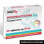 Rosuvastatin: foydalanish bo'yicha ko'rsatmalar, ko'rsatmalar, dozalar va analoglar