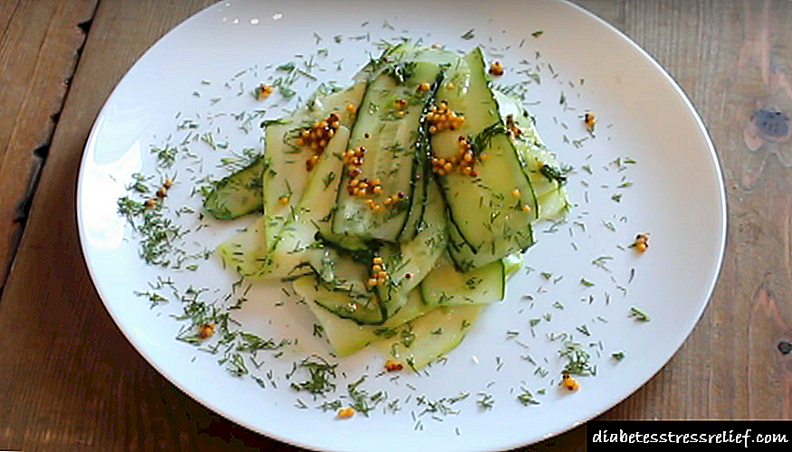 Salatin zucchini: 5 mafi girke-girke