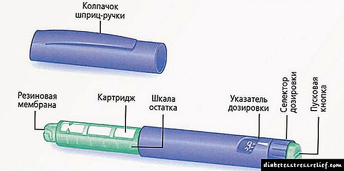 Syringe Pen por insulino Humulin NPH, M3 kaj Regula: tipoj kaj reguloj de uzo