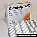 The Siofor 850 դեղամիջոցը `նիհարելու ակնարկներ