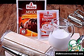 Шоколад-сары Mousse менен Балык